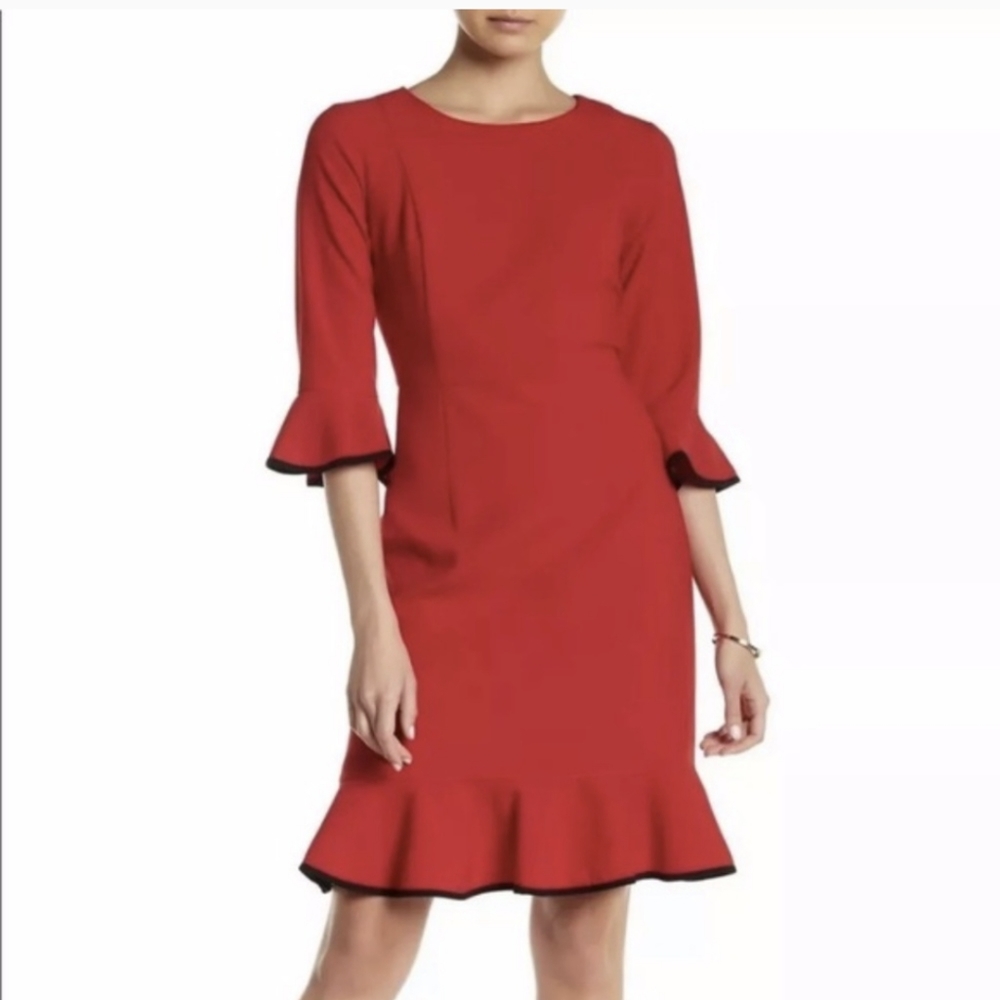 NWT Nanette Lepore Red Moody Treasure Dress Sz 6